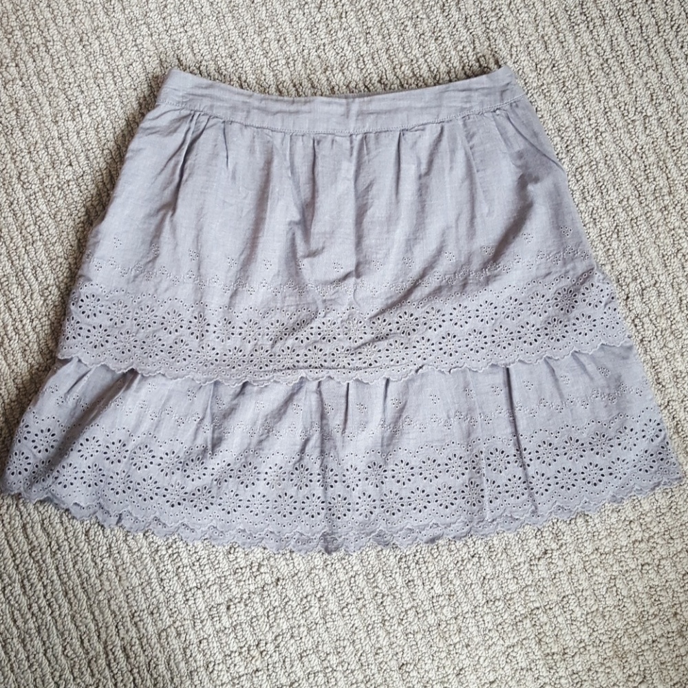 J. Crew Chambray Skirt